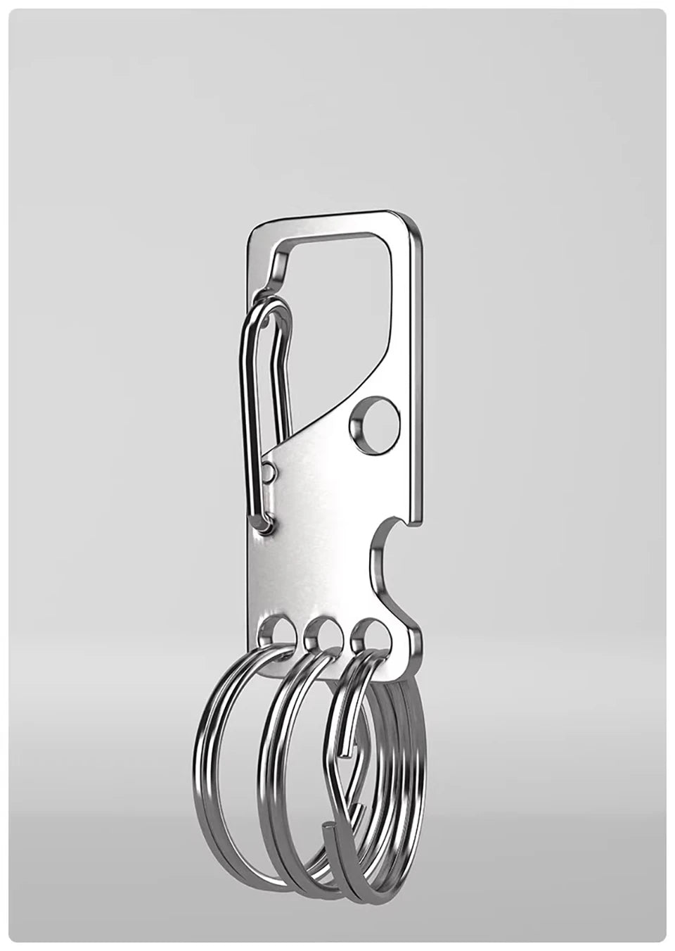 Stainless Steel Keychain Custom Lettering  Keyring Personalized for Men's Waist Pendant Key Chain Ring Holder Laser Engraved