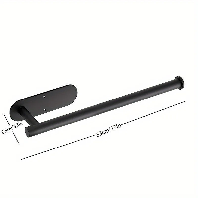 Kitchen Paper Towel Holder Adhesive Tissue Hanger Toilet Roll Paper Dispenser Cabinet Storage Napkin Rack Bathroom Accessories