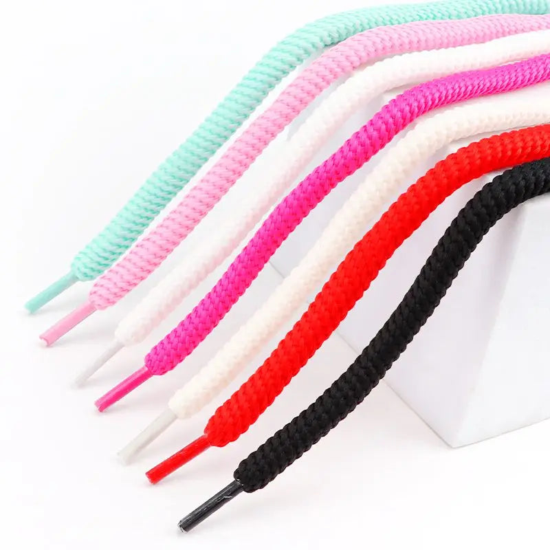 1 Pair 10mm Thick Round Shoelaces for Sneakers Running Sports Shoe Laces 100/120/140/160CM Shoelaces for Shoes Accessories