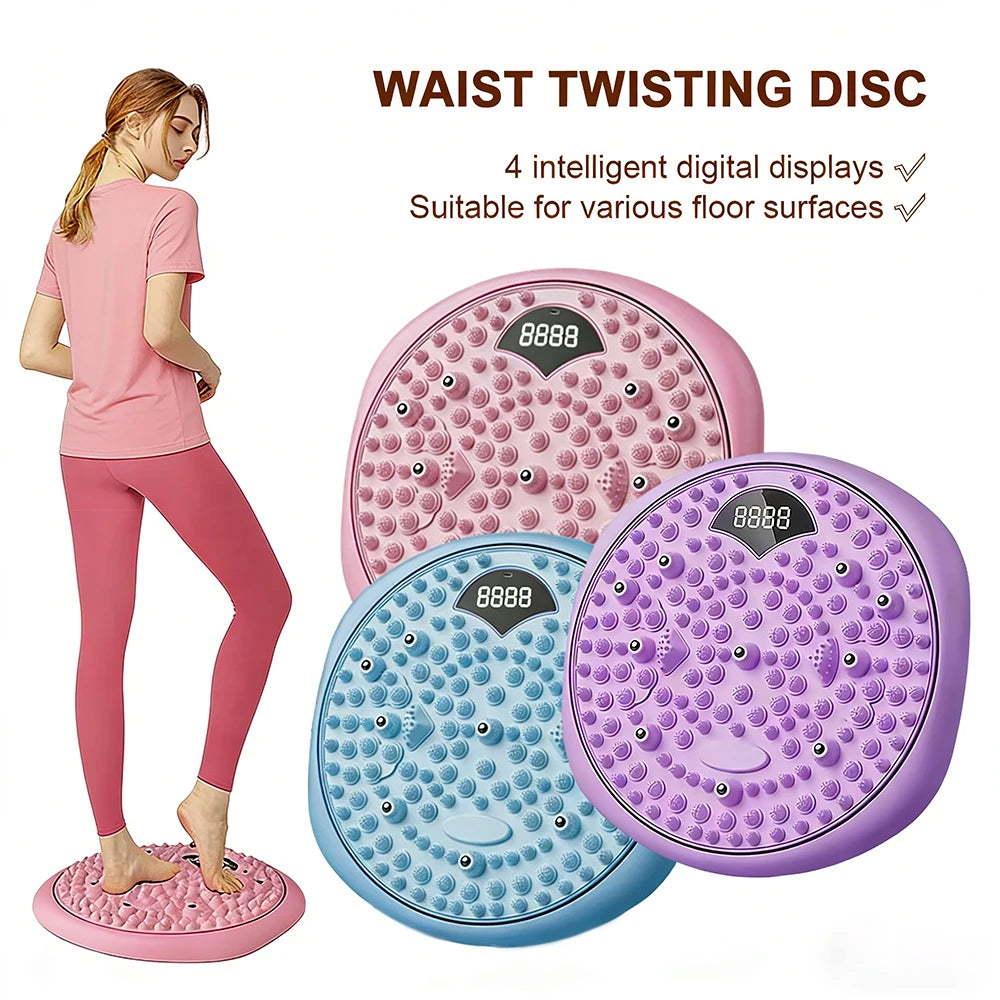 Waist Twisting Disc Magnet Foot Massage Board Fitness Twisting Waist Plate Portable Magnetic Foot Massage Twisting Machine