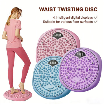 Waist Twisting Disc Magnet Foot Massage Board Fitness Twisting Waist Plate Portable Magnetic Foot Massage Twisting Machine