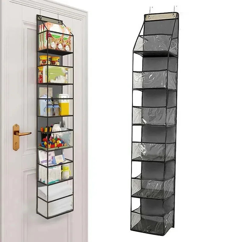 Multi-functional Fabric Hanging Bag for Behind the Door Multi-layer Storage Hanging Bag Miscellaneous Organizer Storage Hanging