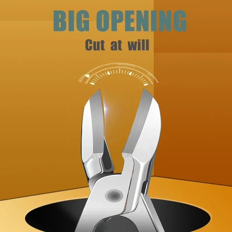 25° Slant Edge Nail Clipper Wide Opening Stainless Steel Professional Ingrown Toenail Tools Eagle Beak Oblique Toe Nail Trimmers