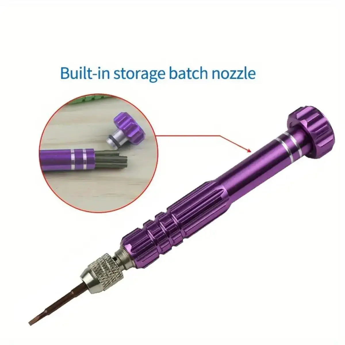 1pc 5-in-1 Multifunctional Small Screwdriver Kit Repair Tool for Eyeglass, Sunglasses, Electronics, Cellphone, Jewelry and More