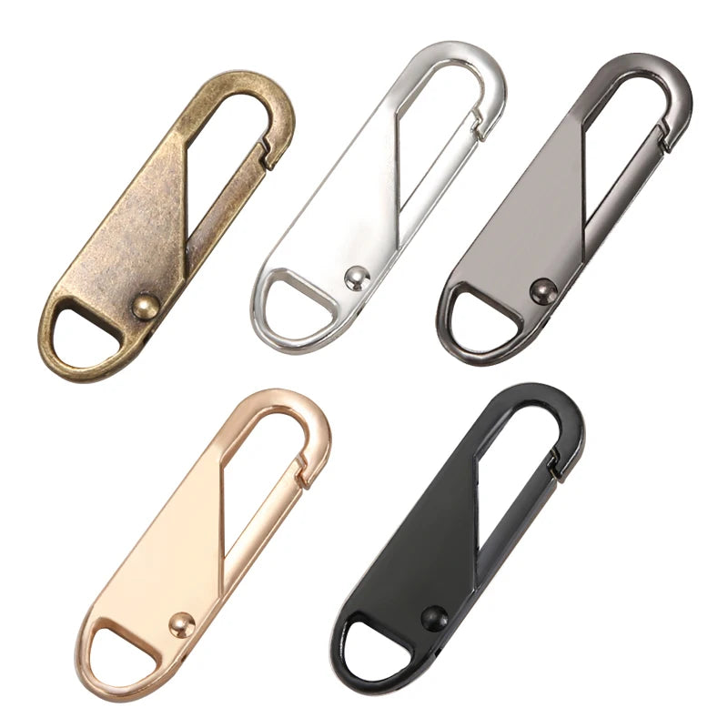 1/2/4/5/10Pcs Zipper Slider Instant Universal Repair Kit Replacement for Broken Buckle Travel Bag Suitcase Tent Backpack Zippers
