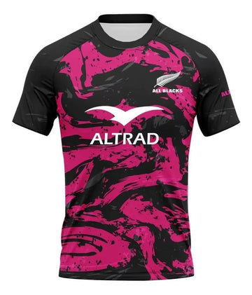 2026 Men's Camiseta De Rugby Picton All Blacks Pluma Match T-Shirt  Raglan Quick Drying Sports Top Outdoor Fitness Beachwear