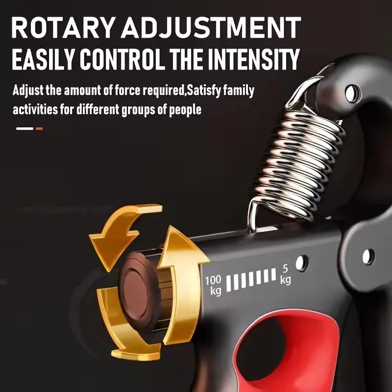 5-60/100/165kg Hand Grip Strength Gym Wrist Expander Handgrip Strengthener Adjustable Muscle Recovery Fitness Strength Exercise