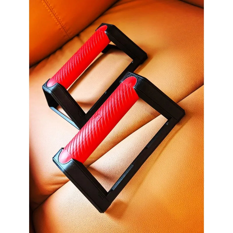 2Pcs Push-Up Bar Stand Fitness Training Anti-slip Fitness Strength Training Triangle Plank Push-up Support Grip Handle