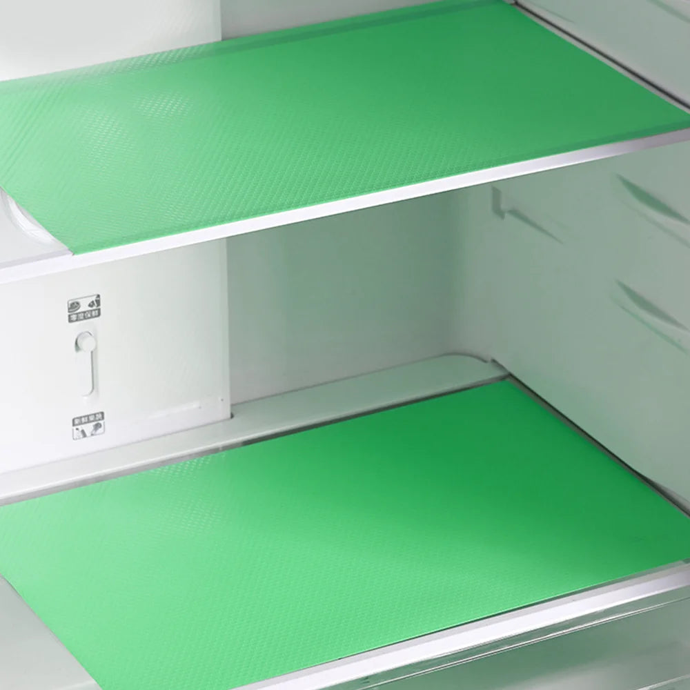 4pcs Refrigerator Liners, MayNest Washable Mats Covers Pads, Home Kitchen Gadgets Accessories Organization for Top Freezer Glass