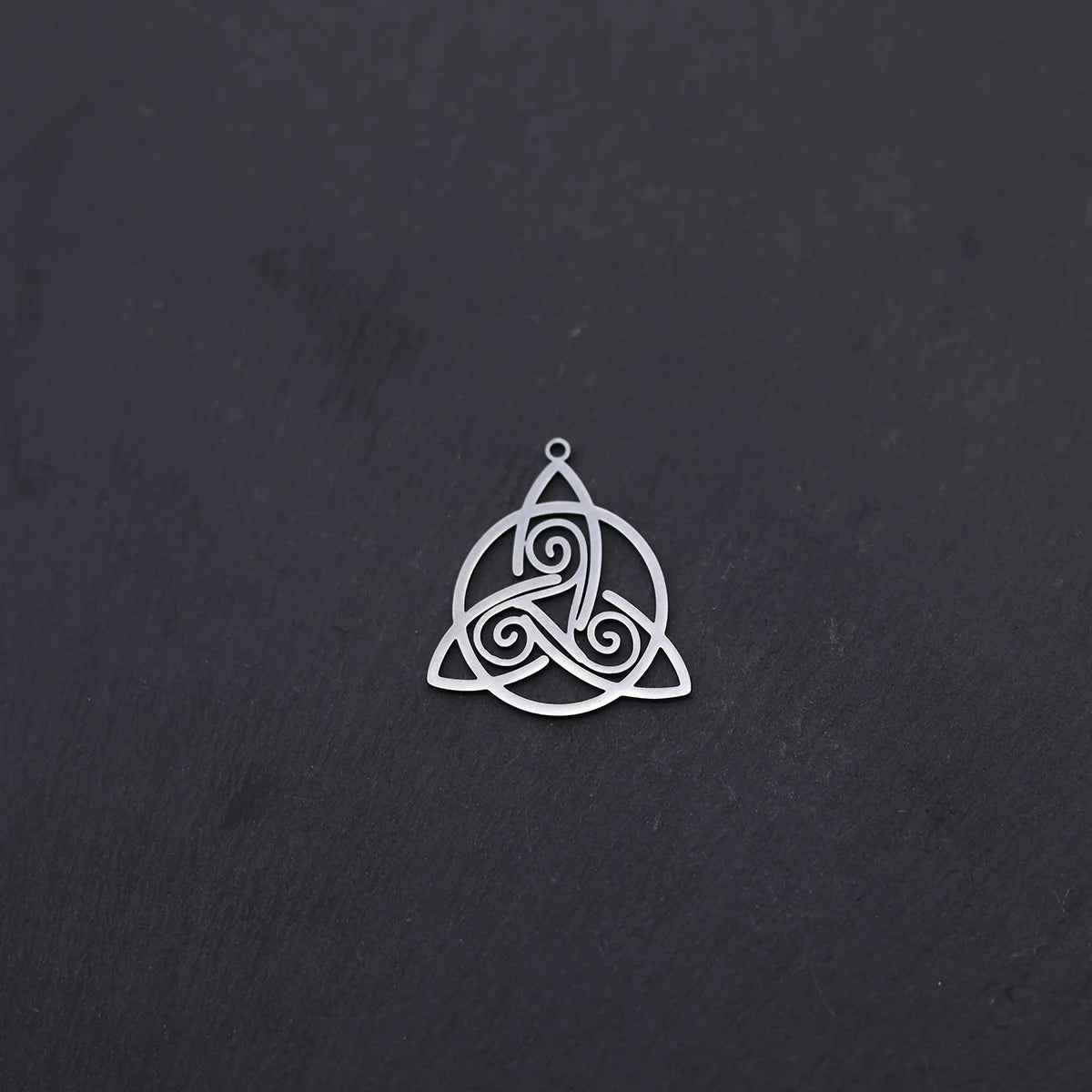 3pcs Amulet Pendants Stainless Steel Celtic Knots Charms For Jewelry Making Wholesale Necklace Keychain Charms Diy Accessory
