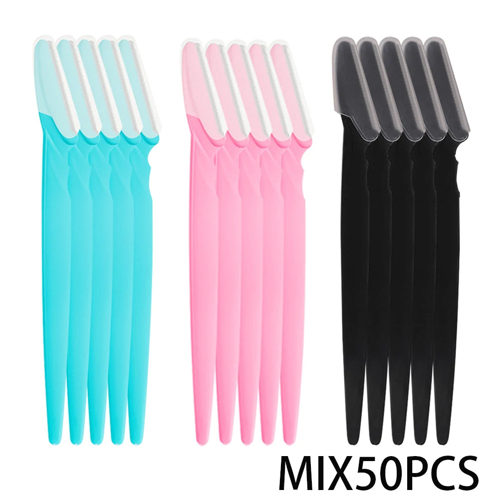 Eyebrow Razor Set Multipurpose Face Razors For Women and Men Dermaplaning Tool  Easy To Use Cutter Shaver Blades Makeup Tools
