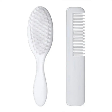 2pcs/set Infant Baby Toldder Hair Massage Comb Scalp Brush Fetal Lichen Removal Comb