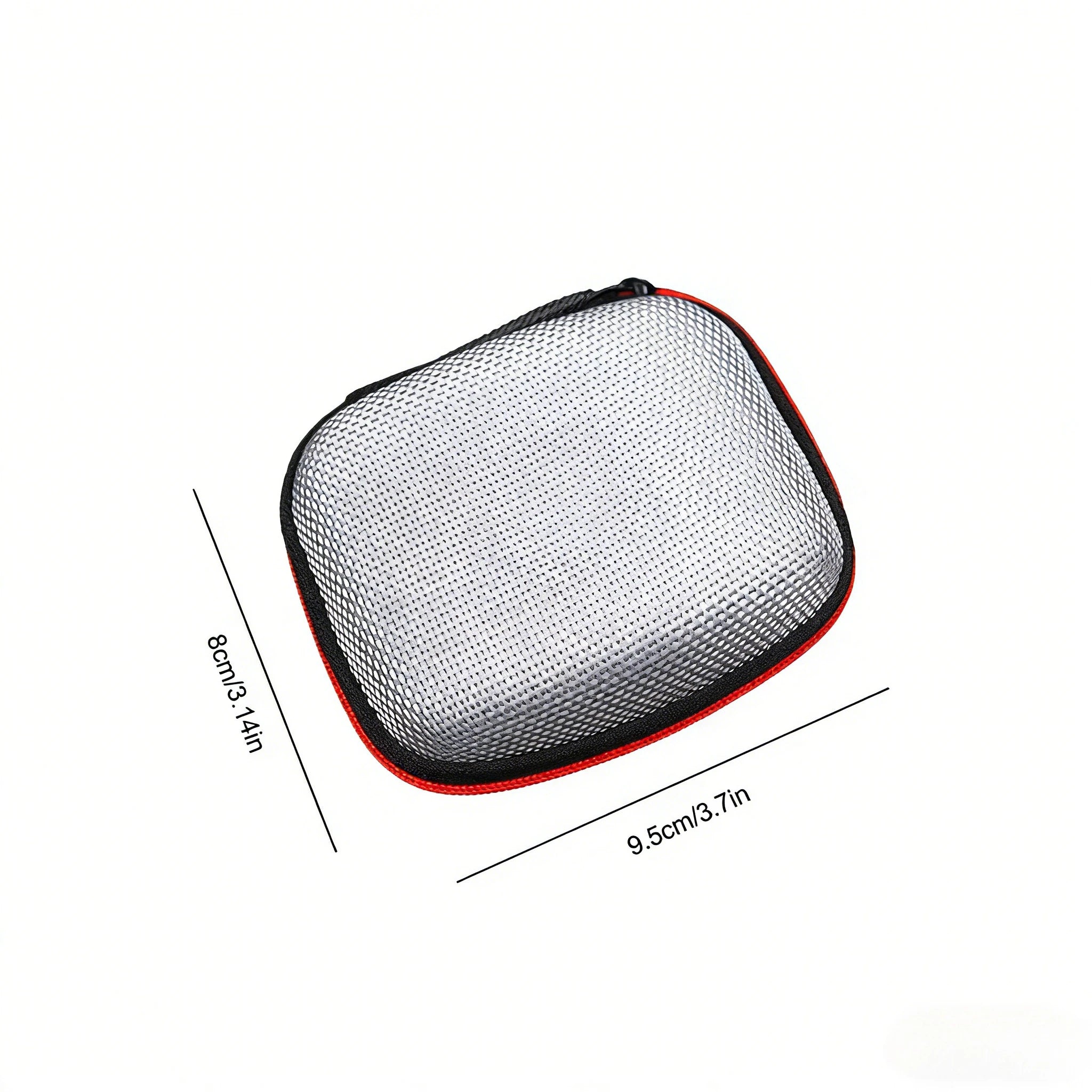 Earphone Storage Bag Square Headset Box Indoor Outdoor Travelling Earphones Storaging Case Accessories with Zipper