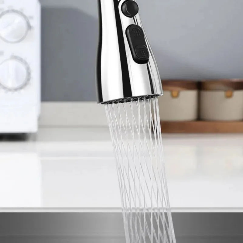 Universal 360° Rotation Kitchen Faucet Extender 3 In1 ABS Durable Water Saving Shower Spray Head Bathroom Basin Tap Replacement