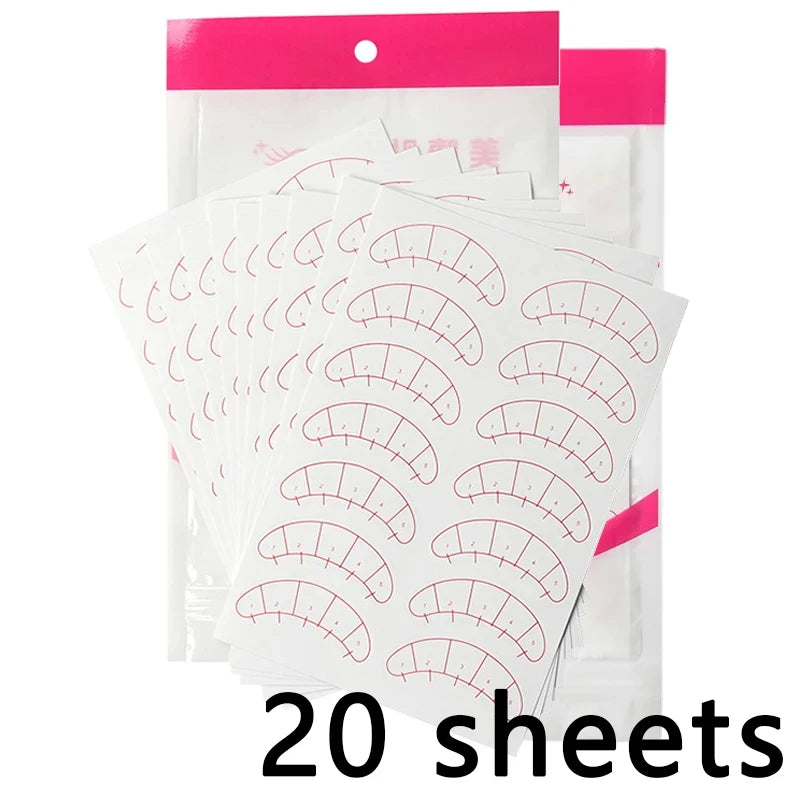 70/140 Pairs Lash Mapping Stickers Under Eye Positioning Eyelash Extension Makeup Tools Extension Practice Eye Pads Paper