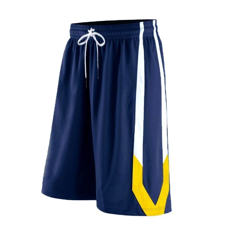 Men's Sports and Fitness Beach Basketball Shorts, Fashionable Breathable Quick Drying Shorts, 3D Printed Quick Drying Shorts