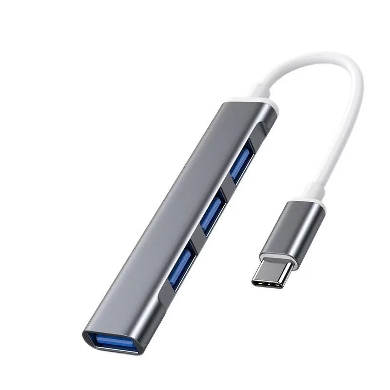 USB C HUB 3.0 Type C Extender 4 Port Splitter Adapter OTG Docking Station For Phone Macbook Pro 13 15 Air PC Laptop Computer Hub