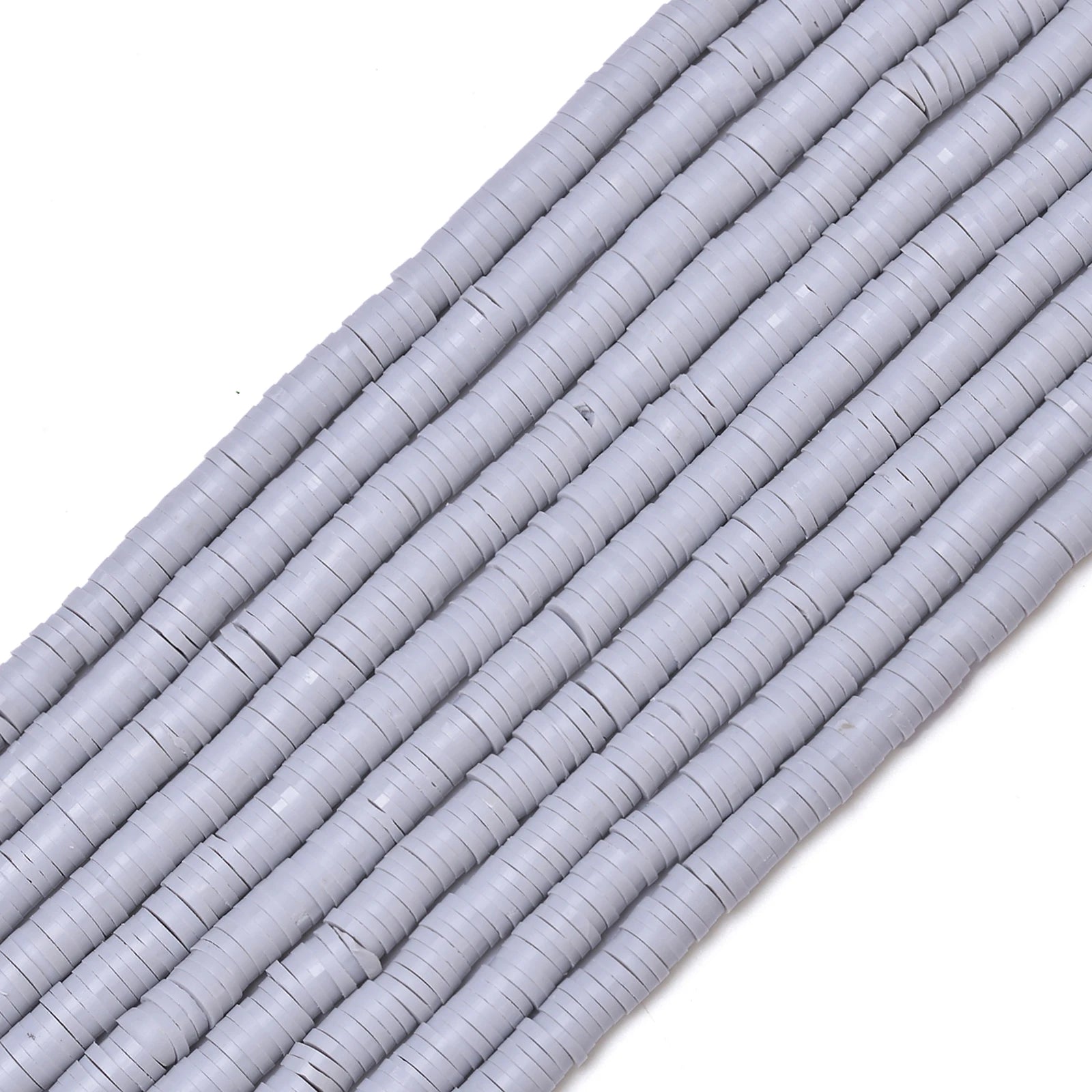 350pcs 6mm Flat Round Polymer Clay Beads Loose Spacer Beads for Jewelry Making DIY Needlework Bracelet Necklace Earrings