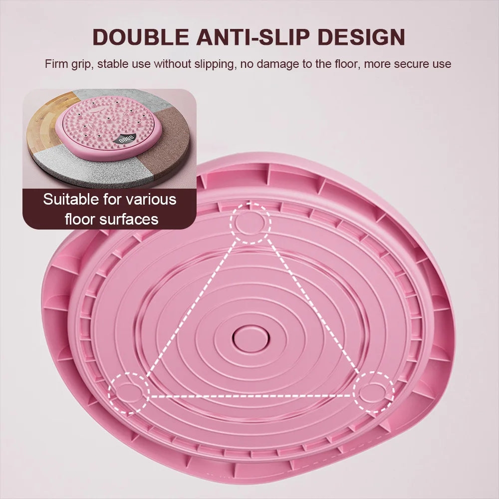 Waist Twisting Disc Magnet Foot Massage Board Fitness Twisting Waist Plate Portable Magnetic Foot Massage Twisting Machine