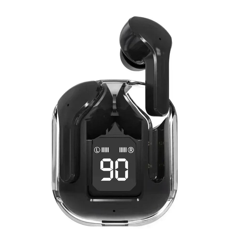Wireless Bluetooth Headphones Tws in -ear Wireless Earphones with Microphone Led Display for Call Game Music Sports