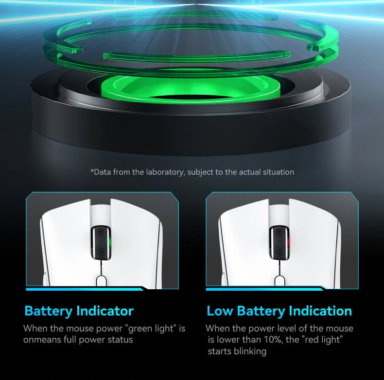 Attack Shark R1 Wireless Gaming Mouse 1000Hz 18000DPI PAW3311 Tri-Mode Connection Macro Programmable Ergonomic Game Mice for PC