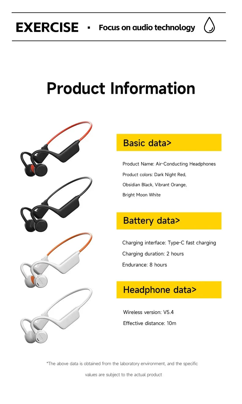 Lenovo Bone Conduction Headset Wireless Swimming Sports Headphone IPX8 Bluetooth 5.4 With Mic Waterproof Exercise Fitness 2026