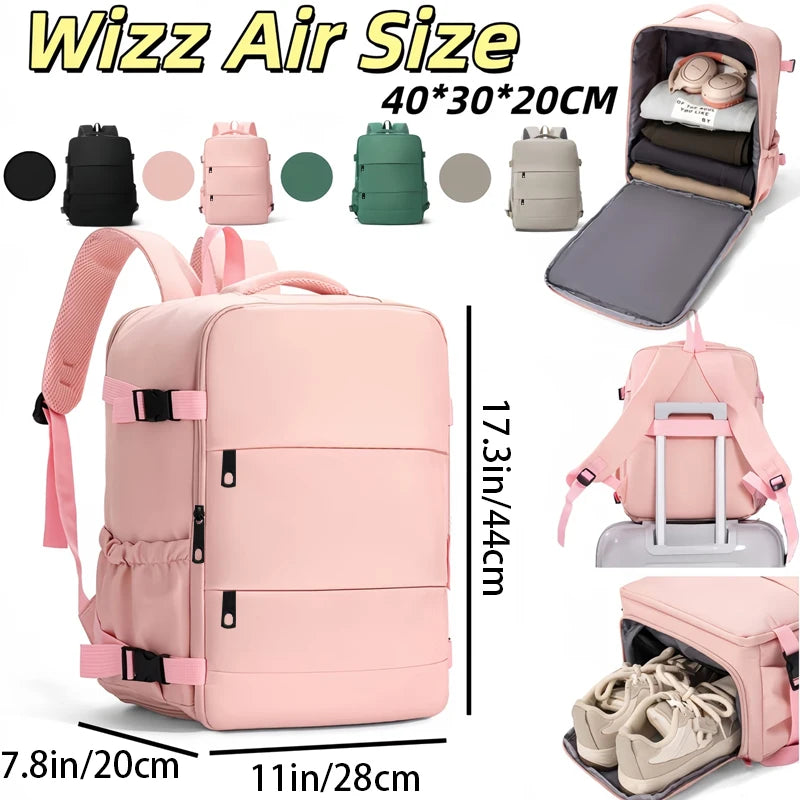 Graceful Stylish Multi-color Backpack Adjustable-strap Lightweight for Commute Daily Use Casual Functional Bag