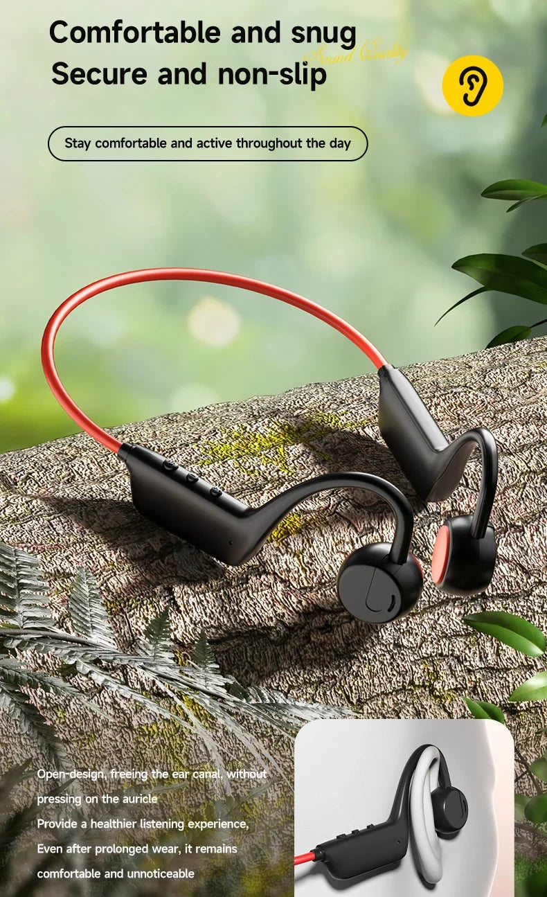 Lenovo Bone Conduction Headset Wireless Swimming Sports Headphone IPX8 Bluetooth 5.4 With Mic Waterproof Exercise Fitness 2026