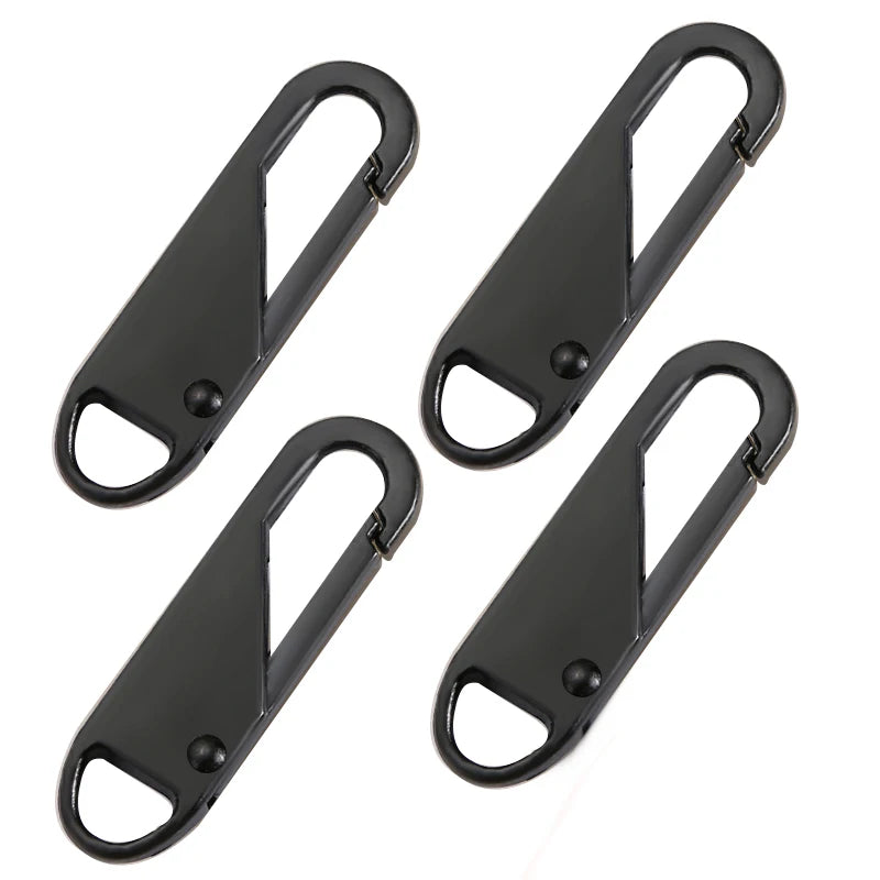 1/2/4/5/10Pcs Zipper Slider Instant Universal Repair Kit Replacement for Broken Buckle Travel Bag Suitcase Tent Backpack Zippers