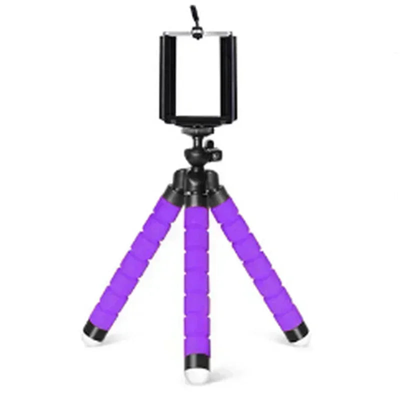 Tripods Tripod For Phone Mobile Camera Holder Clip Smartphone Monopod Tripe Stand Sponge Octopus Mini Tripod Stativ For Phone