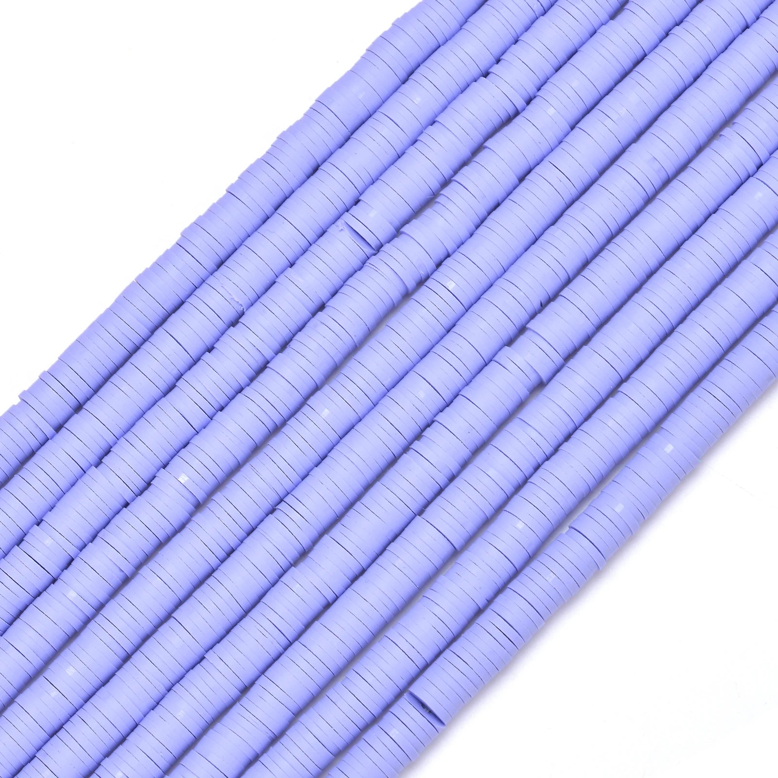 350pcs 6mm Flat Round Polymer Clay Beads Loose Spacer Beads for Jewelry Making DIY Needlework Bracelet Necklace Earrings