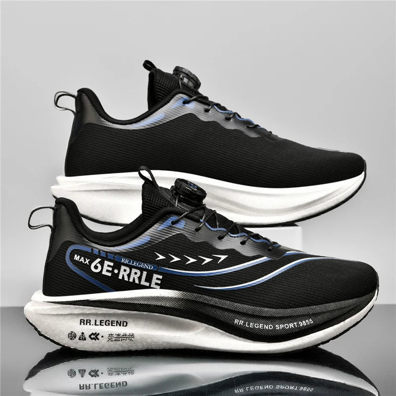 Professional Sports Running Shoes For Men Marathon Air Cushion Carbon Plate Double-layer Mesh Women Athletic Racing Sneakers