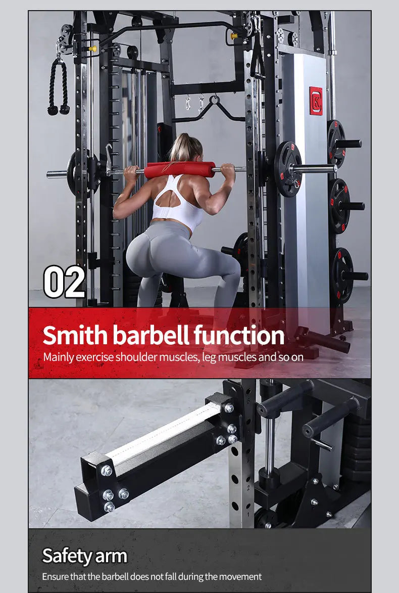 MIYAUP Comprehensive Training Equipment Multifunctional Squat Stand Fitness Equipment Smith Machine Gantry
