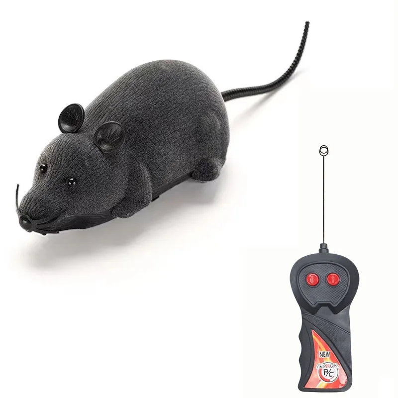 Robot Mouse Rat Funny Cat Toy with Remote Control Multicolor Mouse Wireless Controlled Rat Electric Interactive Pet Supplies