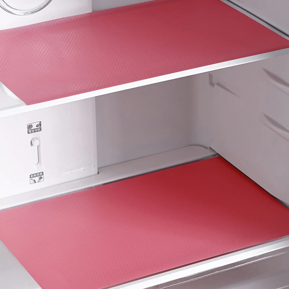 4pcs Refrigerator Liners, MayNest Washable Mats Covers Pads, Home Kitchen Gadgets Accessories Organization for Top Freezer Glass