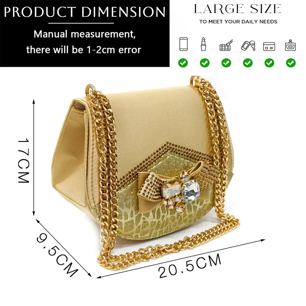 Italian Design Shoes and Bags Matching Set Women High Heel Party Black Color Nigeria Wedding Bigger Size Shoes