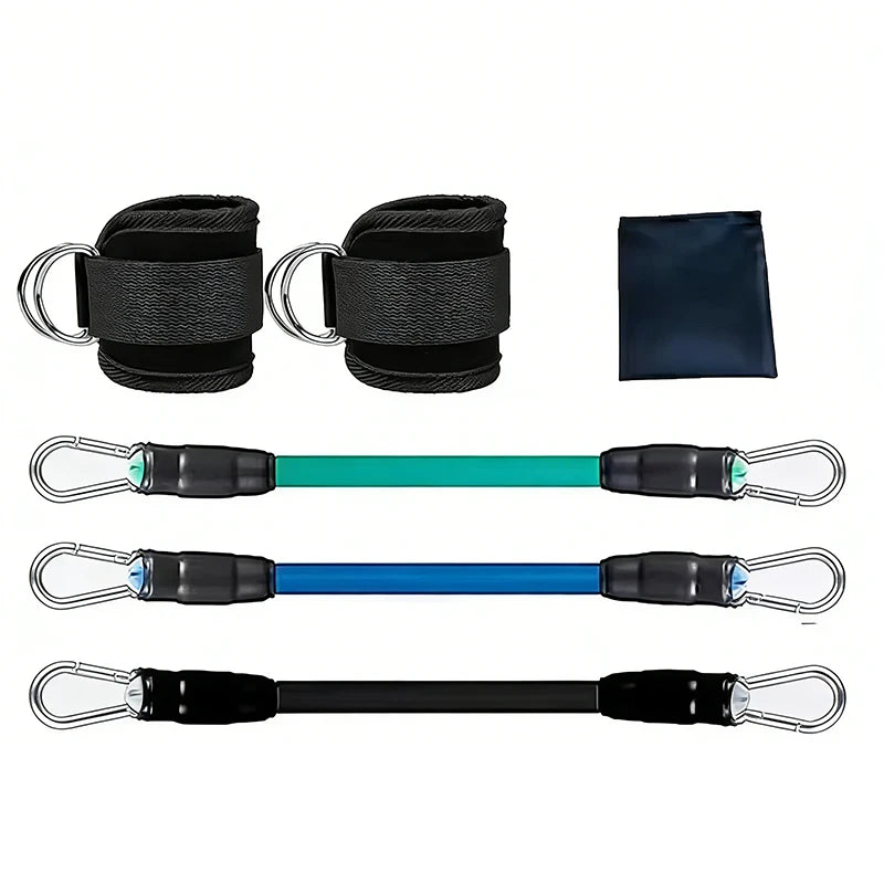 Ankle Straps Resistance Bands Set Fitness Workout Exercise Equipment Ankle Weight Yoga Elastic Fitness Band For Gym Man Woman