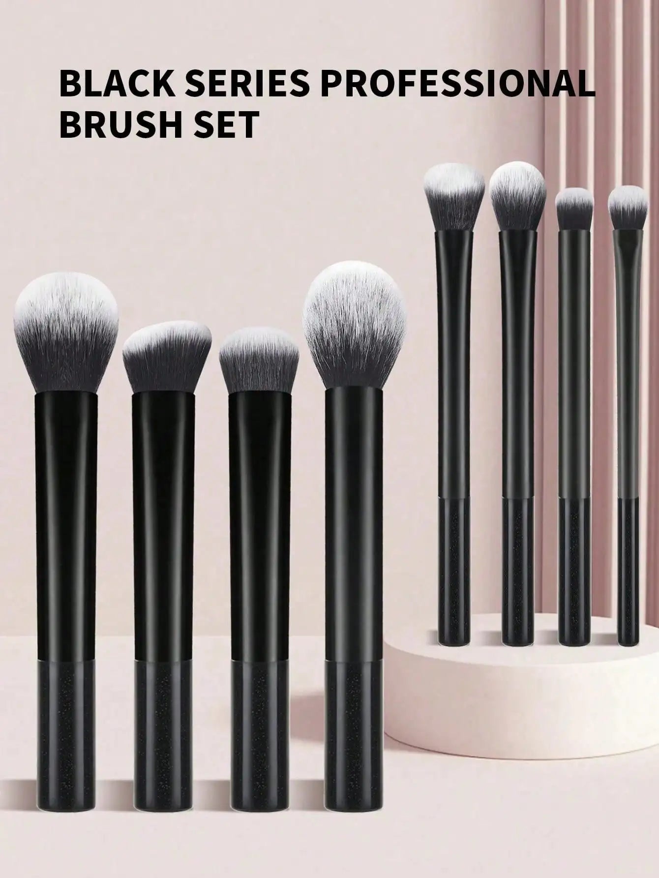 3pcs Makeup Brush Set, Including Angled Eyeliner Brush, Eyebrow Brush, And Ultra-Fine Eyeshadow Brush, Makeup Brush Set, Makeup Brush Kit, Makeup Brush Set, Full Makeup Brushes, Makeup Brush Set, Complete Makeup Tools, Makeup