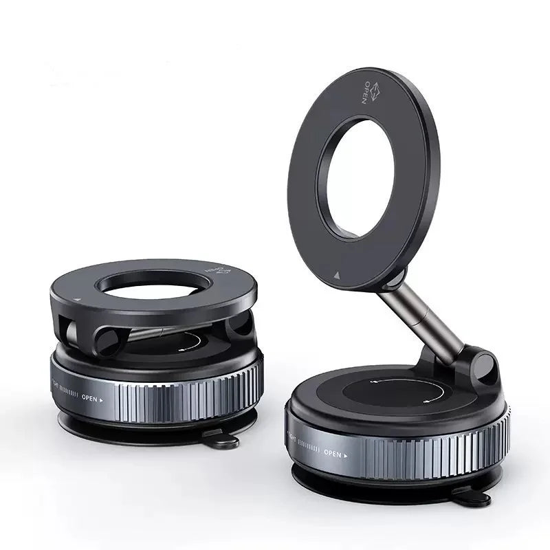 Vacuum Magnetic Car Phone Stable Dashboard  Adsorption  Anti-Shake Mobile StandUniversal For Cars Safe Driving Access