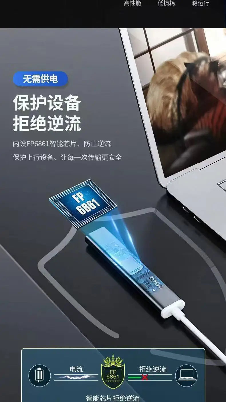USB C HUB 3.0 Type C Extender 4 Port Splitter Adapter OTG Docking Station For Phone Macbook Pro 13 15 Air PC Laptop Computer Hub