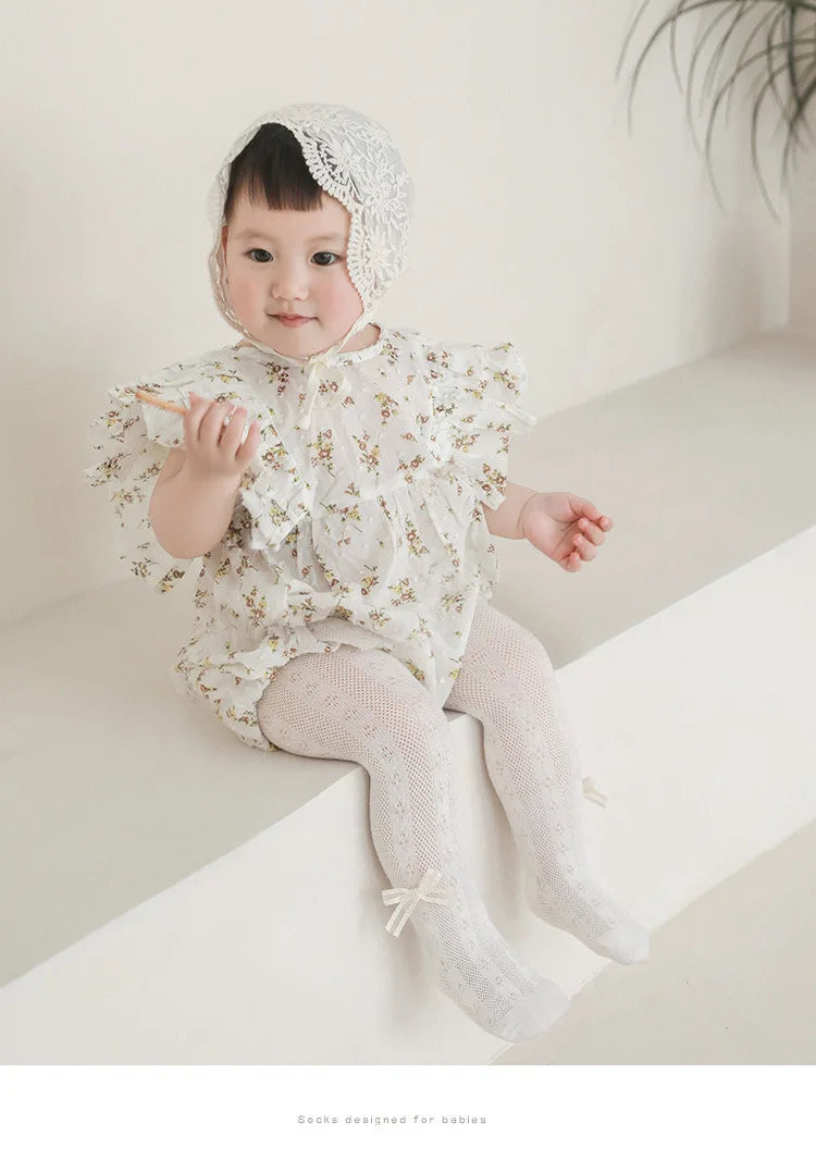 0-8Y Infant Boys Girls Summer Mesh Thin Pantyhose Soft Cotton Toddler Baby Tights Newborn Kids Breathable transparent Stockings