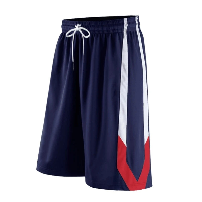 Men's Sports and Fitness Beach Basketball Shorts, Fashionable Breathable Quick Drying Shorts, 3D Printed Quick Drying Shorts