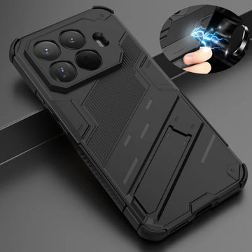 Xiaomi15T Pro Case Armor Shockproof Phone Cases For Xiaomi 15T Pro 5G Xiomi Mi15T Mi 15 T 2025 Magnetic Holder Stand Back Cover