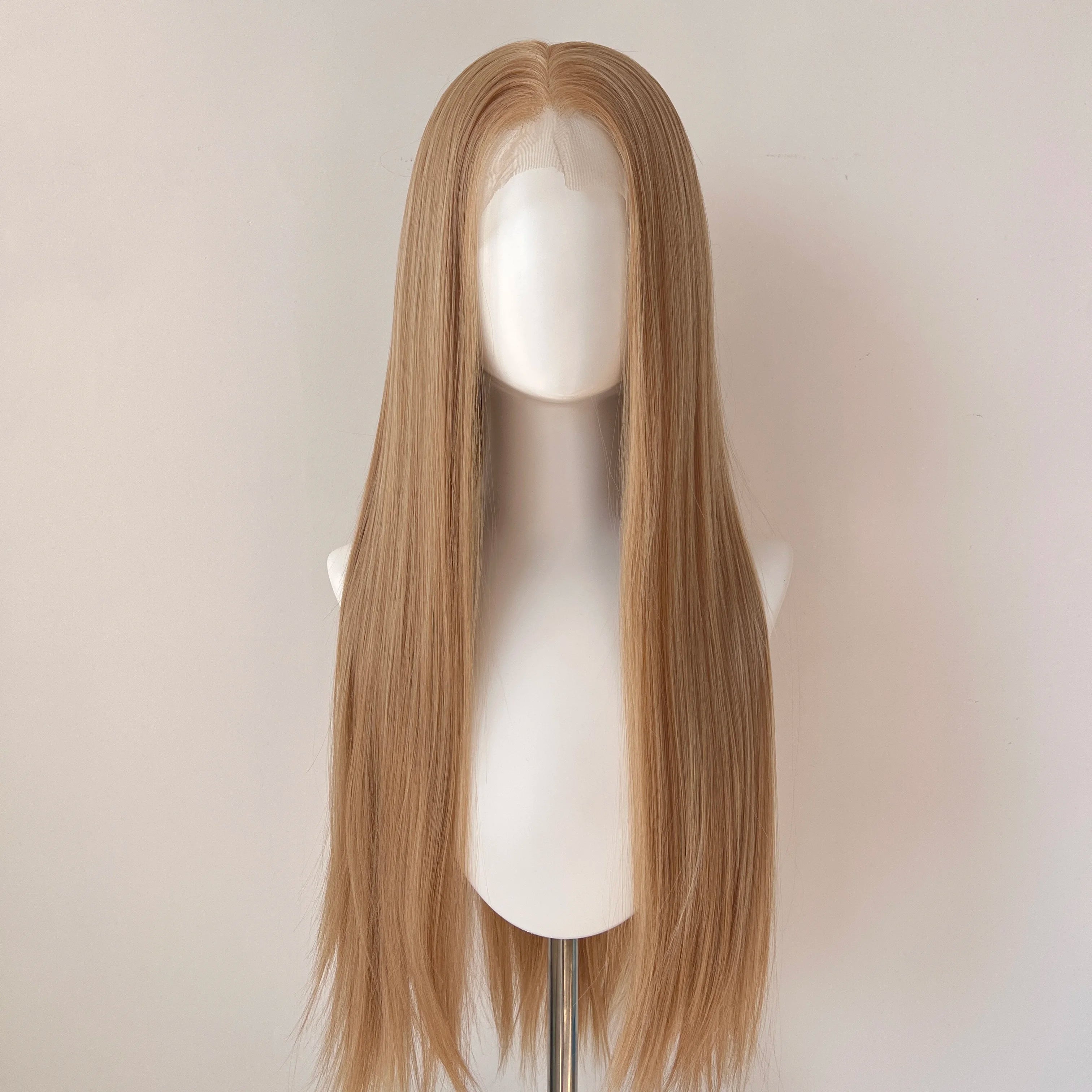 360 Black Lace Front Wig for Women 26inch Long Straight 13x4 HD Synthetic Lace Wigs for Daily Use Cosplay High Quality