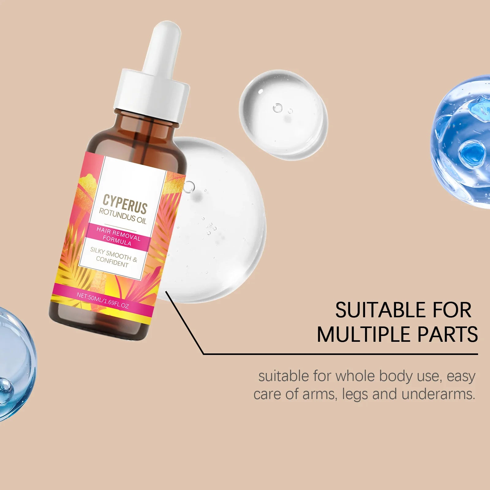 Cyperus Rotundus Oil Deeply Moisturizing Nourishes Skin Reduces Hair Removing Dryness Discomfort Soft Smooths Skincare Care Oils