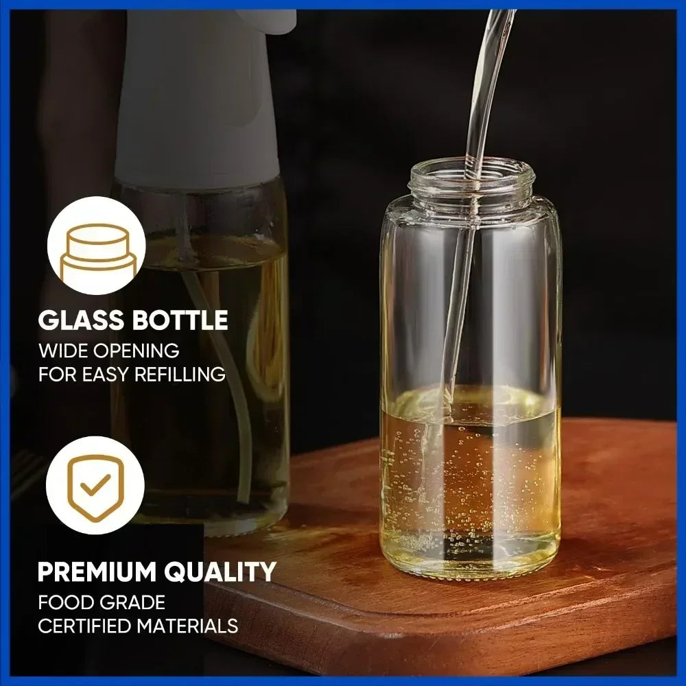 200/300/500ML Pneumatic Spray Bottle Fitness Barbecue Spray Oil Dispenser Kitchen Oil Spray Bottle Cooking Olive Oil Sprayer