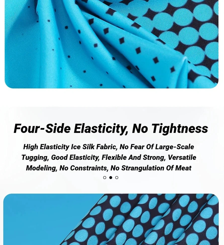 Summer Fashio Sunscreen Ice Silk Sleeve UV Sun Protection Cooling Anti-Slip Arm Sleeves Men Women Outdoor Sport Cycling
