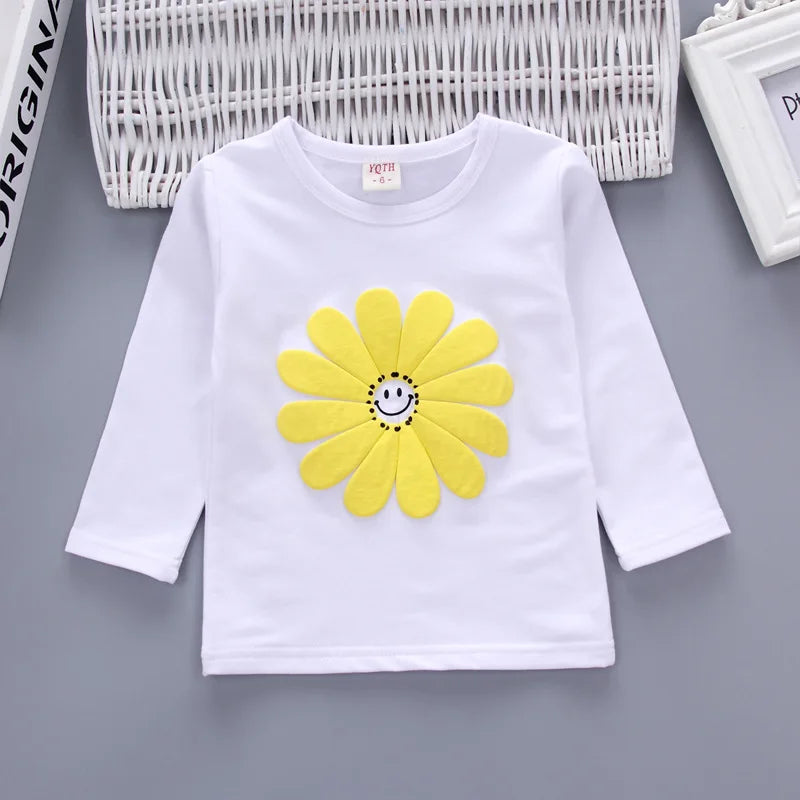 Fashion Autumn Children Suits Baby Boys Girls Clothes stamp Cotton T-Shirt Pants 2Pcs/sets Spring Toddler Clothing Sport Suits