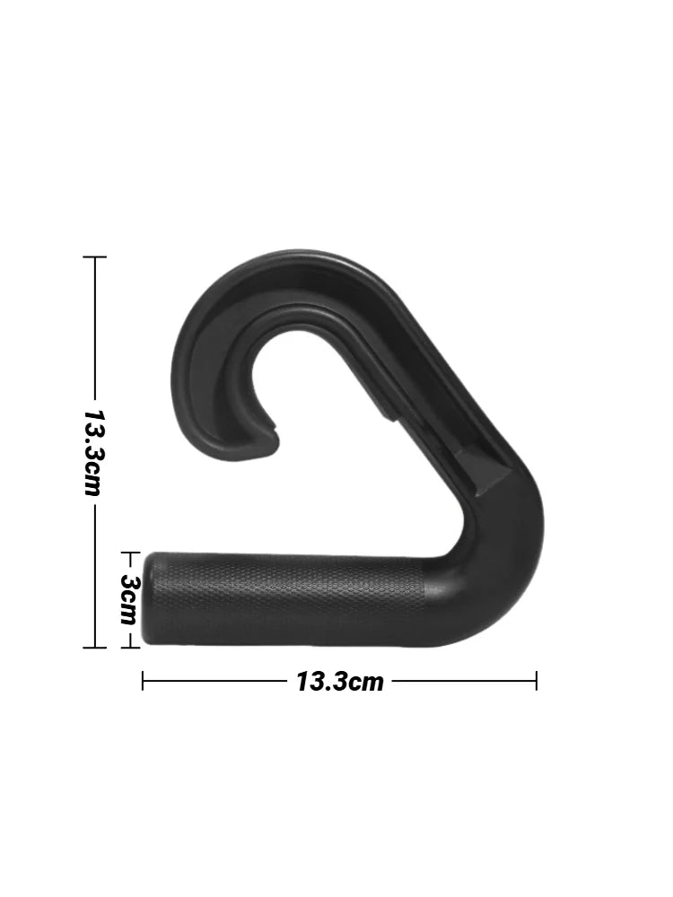 1Pair Fitness Pull Up Hand Grip Ergonomic Hook Handle Gym Multifunctional Down Grips Versatile Strength Training Equipments
