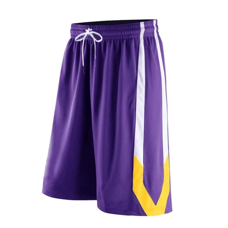 Men's Sports and Fitness Beach Basketball Shorts, Fashionable Breathable Quick Drying Shorts, 3D Printed Quick Drying Shorts
